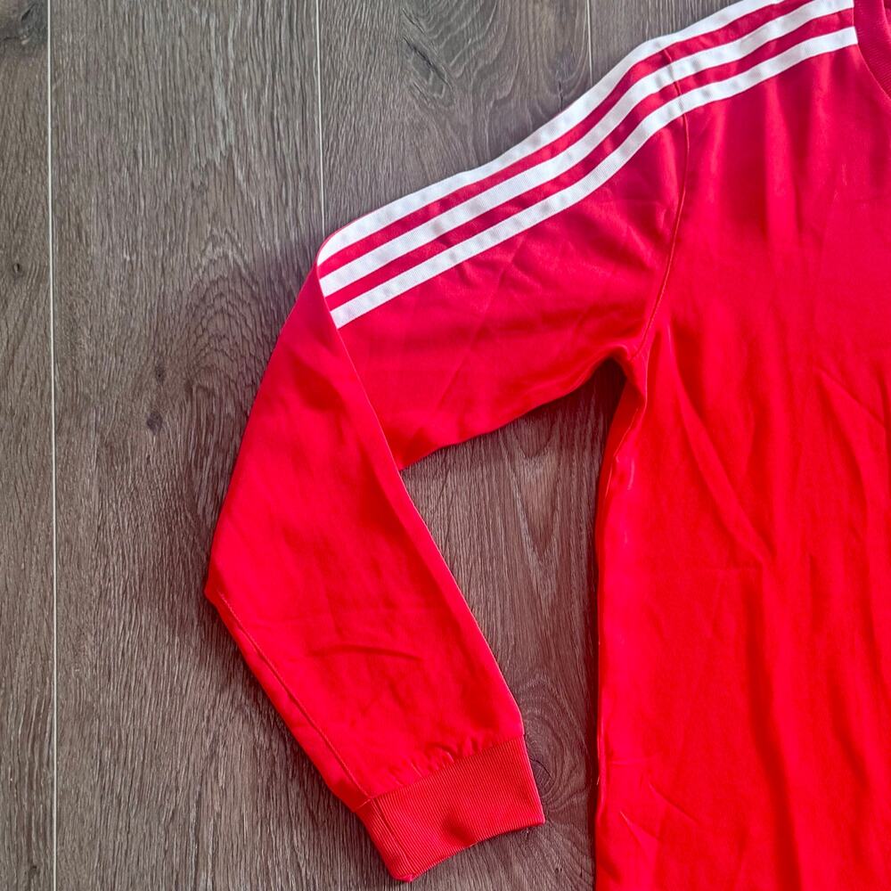 Adidas Sporty Dress Flounce Hem Coquette Red Long sleeves Small/Medium 2018 NEW - Picture 7 of 13